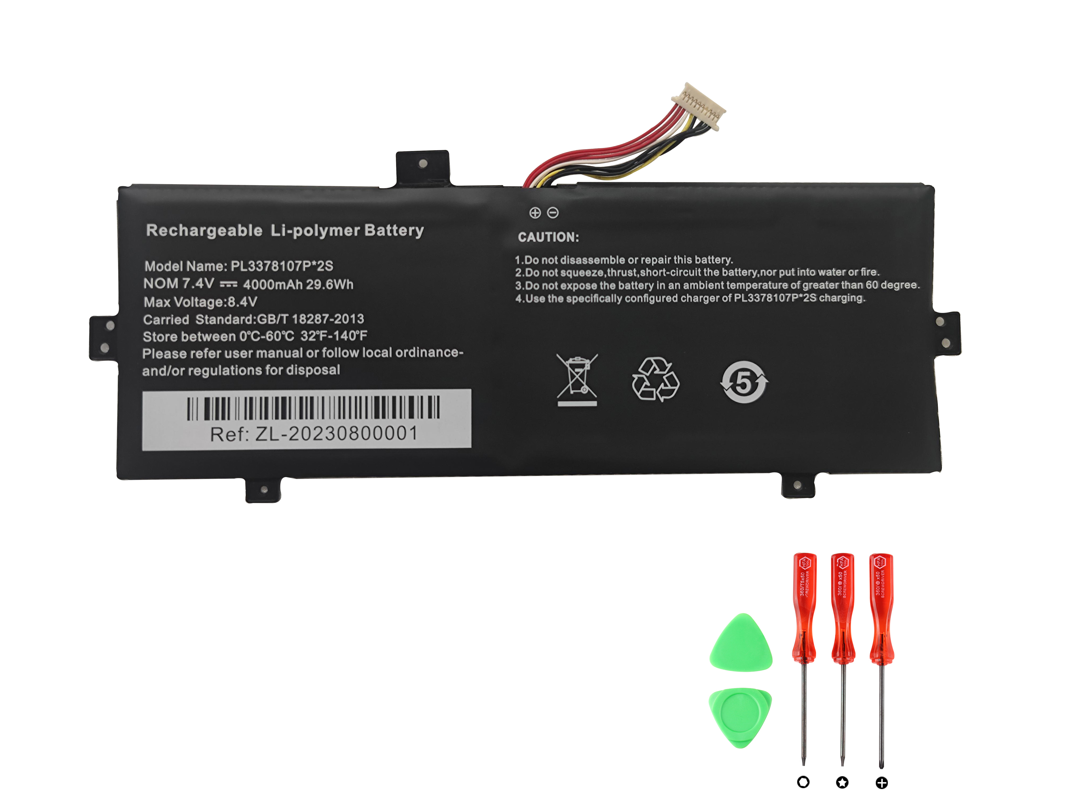 Batterier AXIOO MyBook 11G 4000mAh 29.6Wh